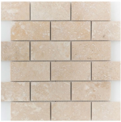 Light Travertine Interlocking per sheet